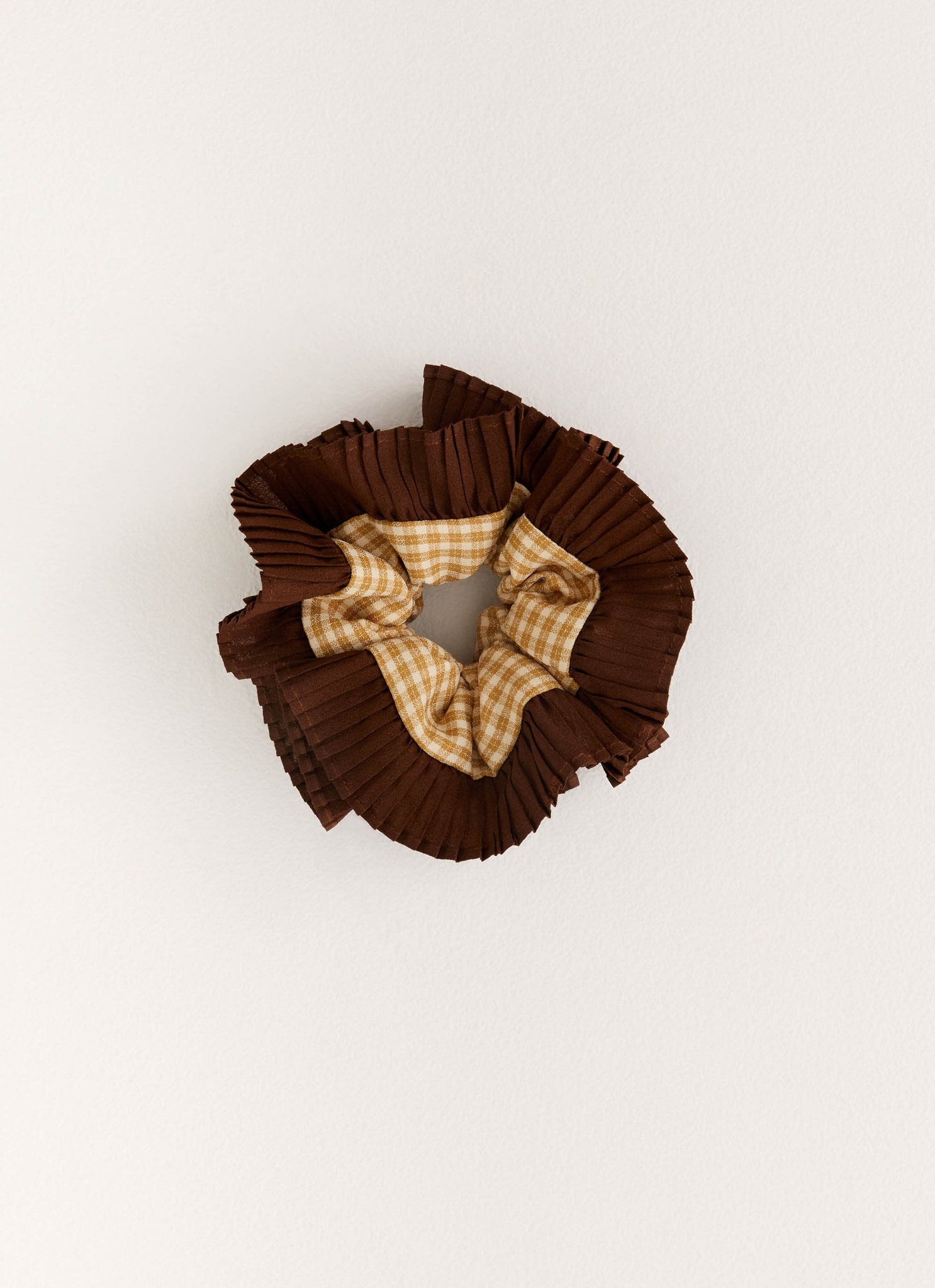 Angeline Scrunchie - Brown