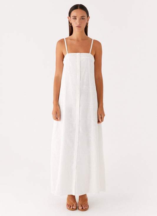 Cole Maxi Dress - White